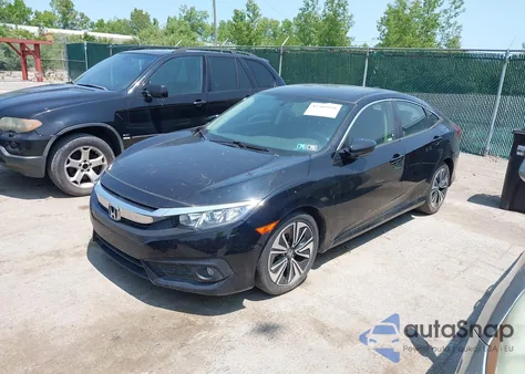 2018 Honda Civic Ex-T from USA, damaged, VIN JHMFC1F39JX012745